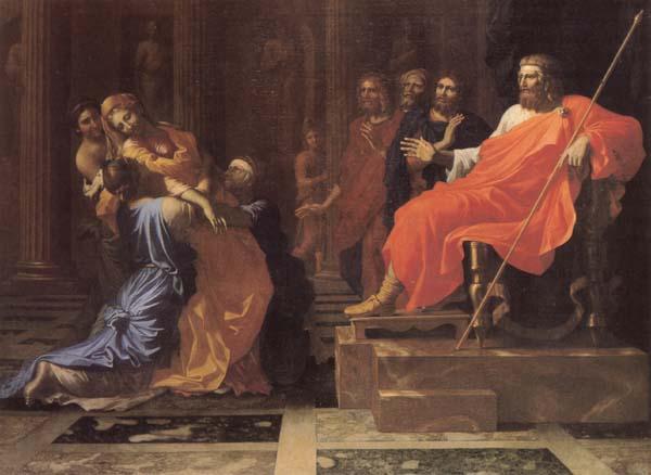 Nicolas Poussin Esther Before Ahasuerus oil painting picture